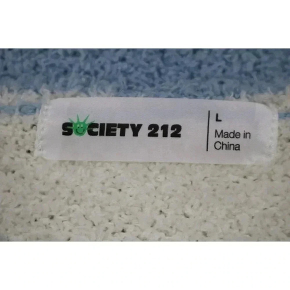 Society 212 Long Casual Sleeve Colorblock Cropped Sweater-Size Large-Boho - Picture 5 of 9